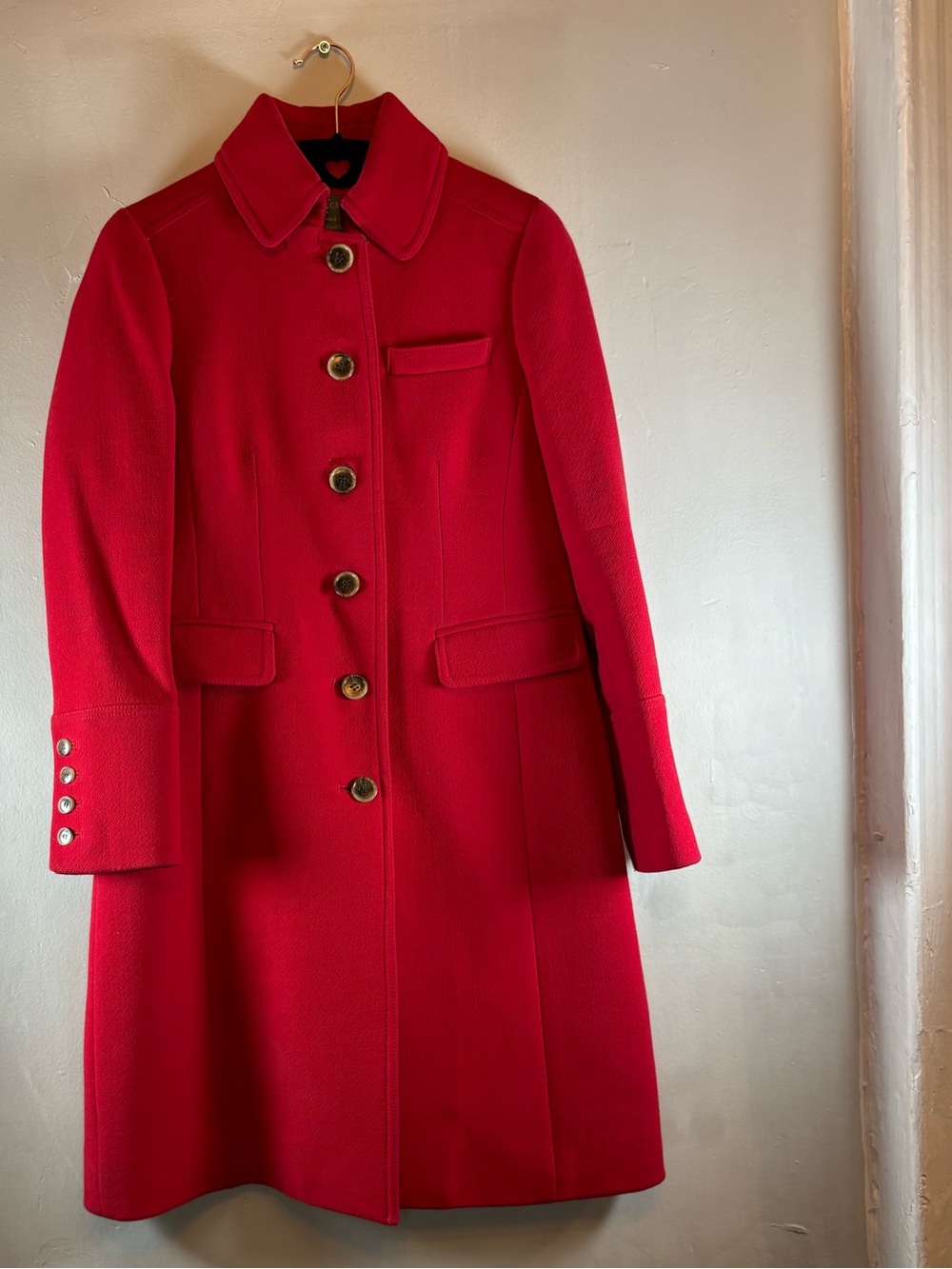 J.Crew Double Cloth Wool Coat Sz 2P — Italian Fabric